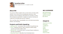 Desktop Screenshot of jonathanjulian.com