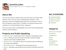 Tablet Screenshot of jonathanjulian.com